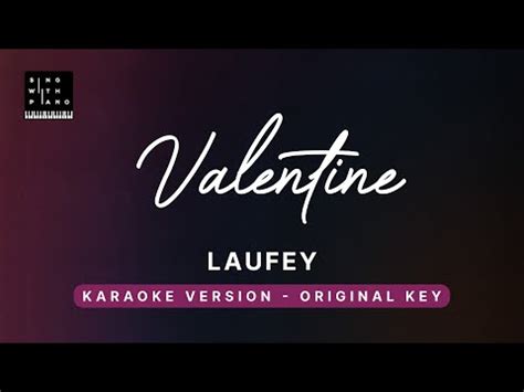 valentine laufey lyrics karaoke